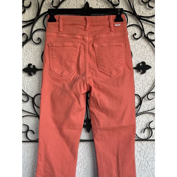 Mother The Hustler Ankle Fray - Size 25 - Persimmon - Picture 6 of 12